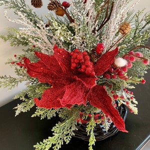 Rustic Snowman Hat Centerpiece