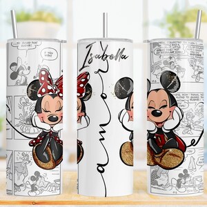 Disney Minnie Mouse The One and Only 15.5 oz. Straw Water Bottle