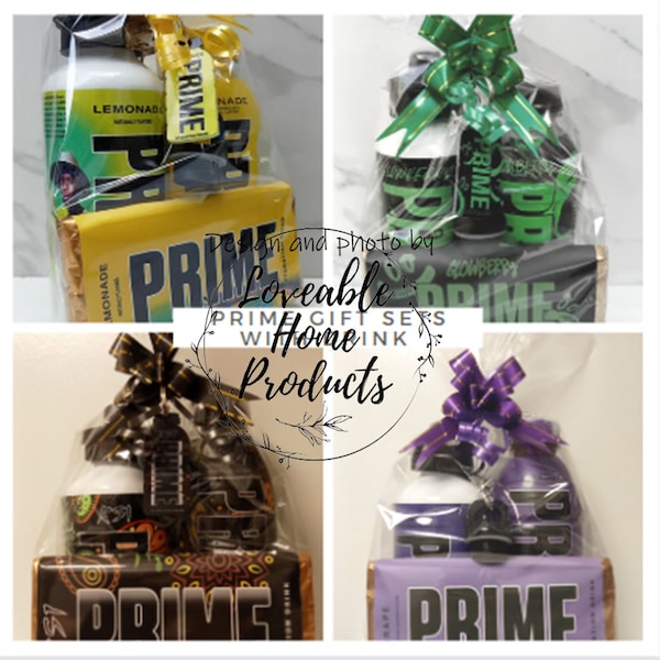 Ultimate Prime Gift Set Includes Drink, Bottle, Chocolate Gift Wrapped. Includes Prime Drink Some Rare. Personalise your complete set!