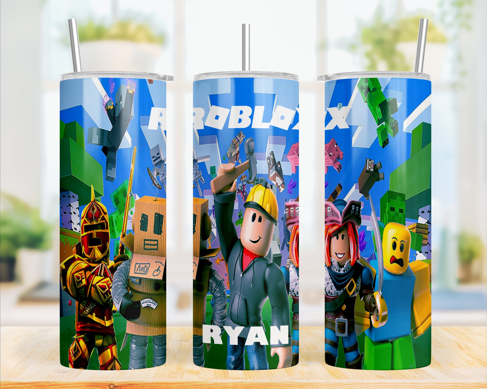 Roblox Tumbler, Design #2, Personalized