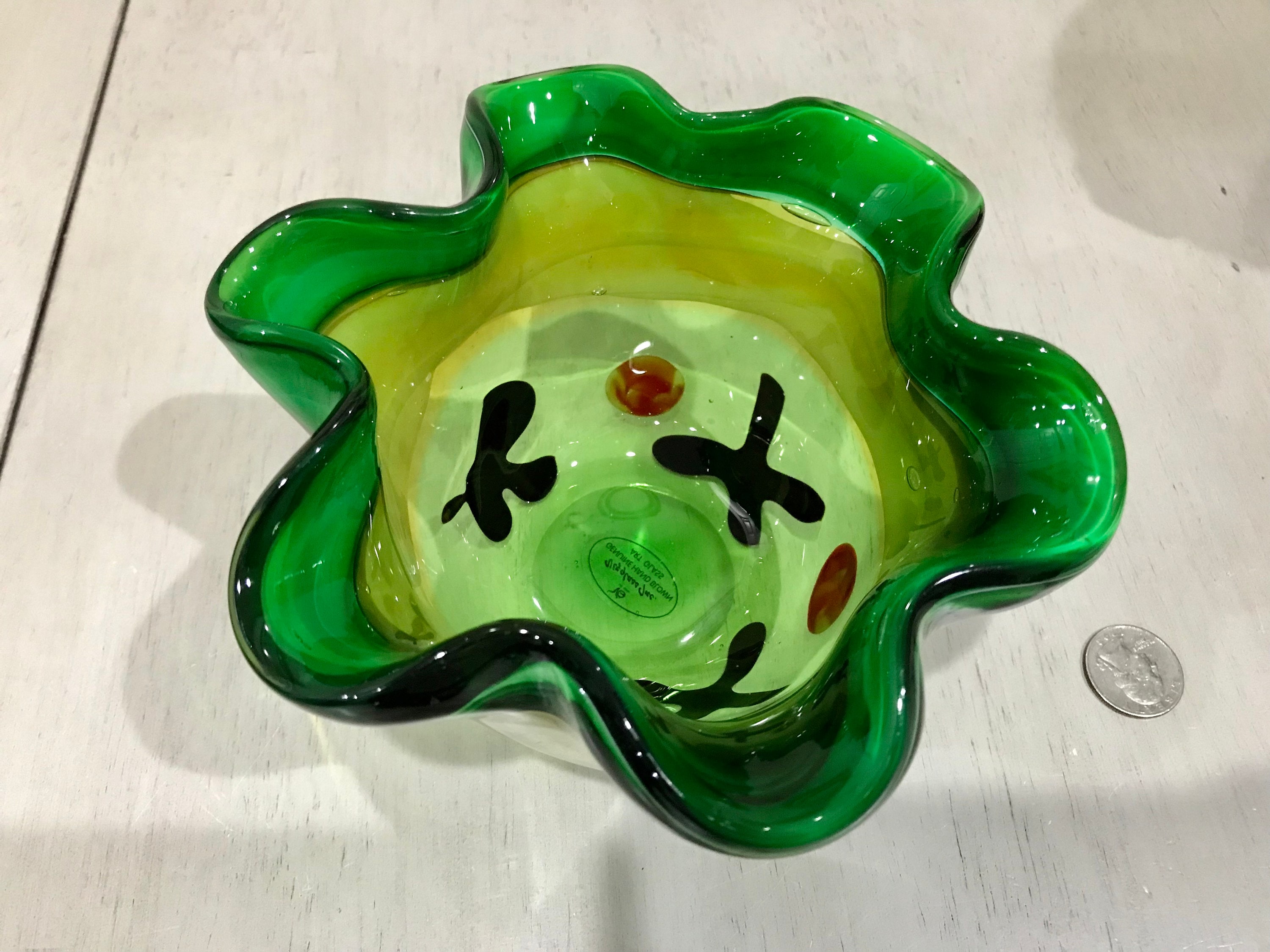 Vintage Viz Art glass