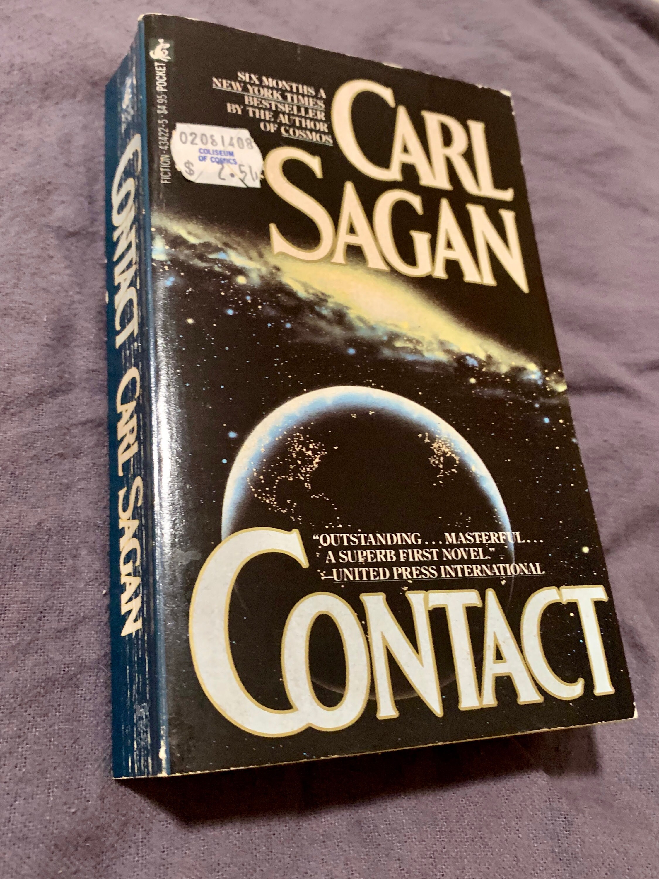 Contact by Carl Sagan 1985 Paperback Pocket Books | Etsy