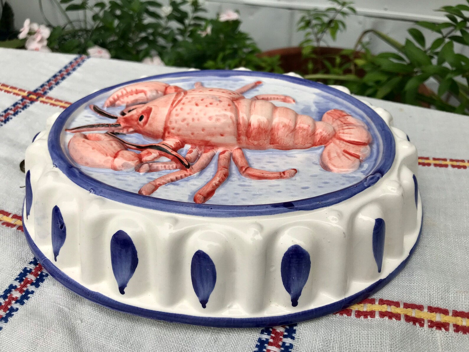Vintage Ceramic Lobster Decorative Mold 10x 8 Vintage Etsy