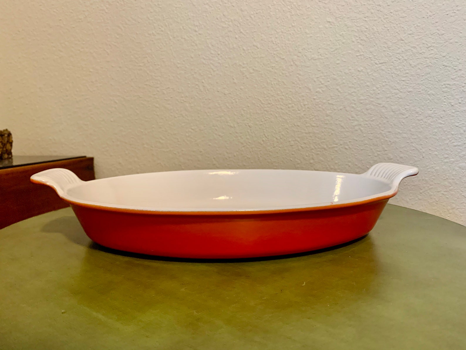 Le Creuset 32 Vintage 2 Quart Gratin Cast Iron Baking Dish Etsy