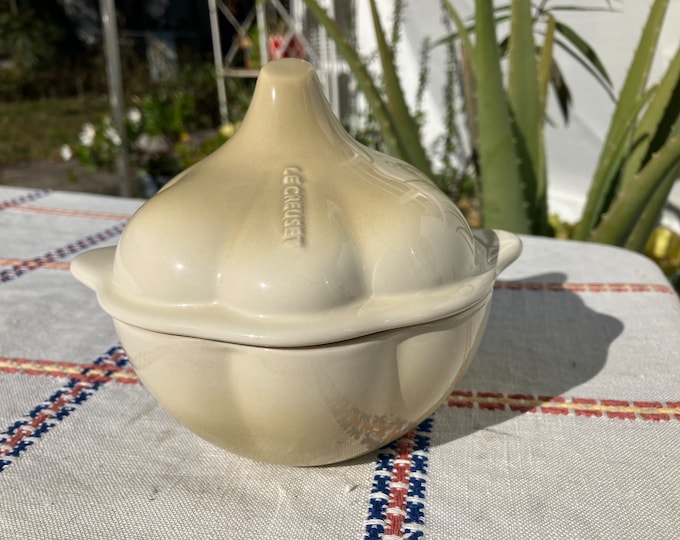 Le Creuset Vintage Garlic Roaster Stoneware Mini Garlic Roaster Le