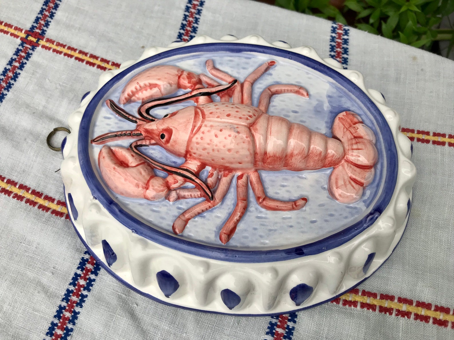 Vintage Ceramic Lobster Decorative Mold 10x 8 Vintage Etsy