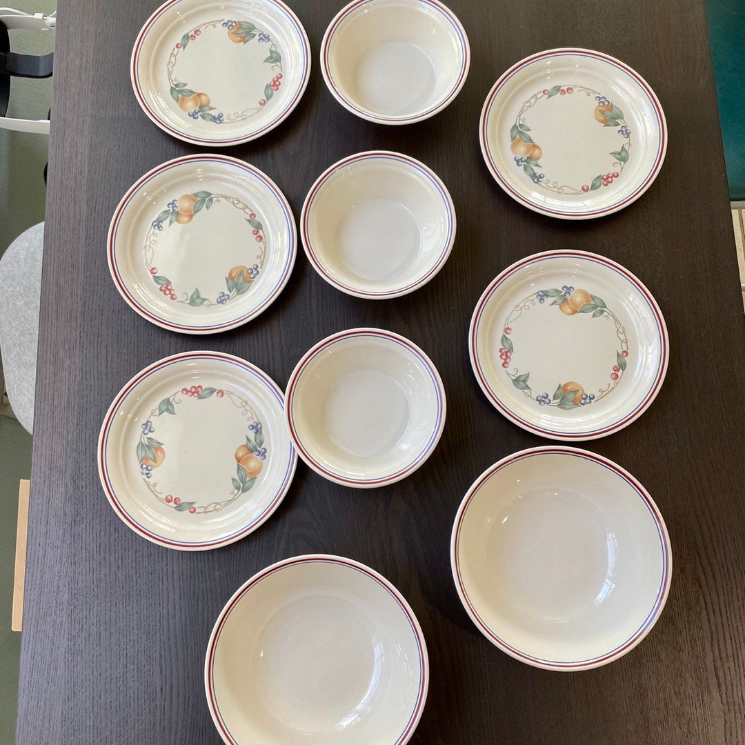 Corelle Abundance 10 Piece Lot, Corelle Abundance Luncheon Plates