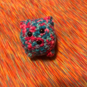 Crocheted Rainbow Cat