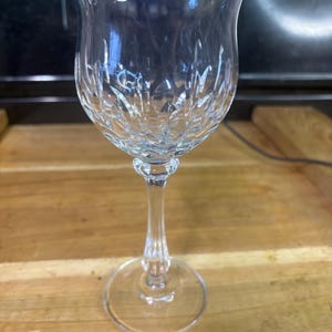 Blown glass wine glass by Mikasa