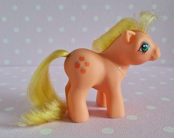 UK Baby Applejack mlp g1 my little pony G1 hasbro 1984