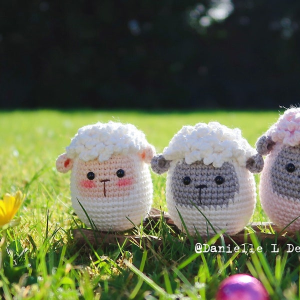 Easter Lamb amigurumi crochet pattern | Crochet sheep amigurumi pattern