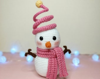 Snowman Amigurumi Crochet Pattern (PDF)