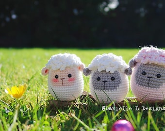 Easter Lamb Amigurumi Crochet Pattern (PDF Download)