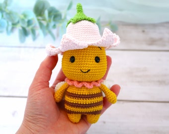 Crochet Bumblebee Amigurumi Pattern: Kimi the Bee (PDF Pattern)