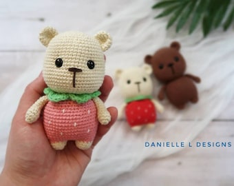 Crochet Teddy Bear Amigurumi Pattern (PDF Download)