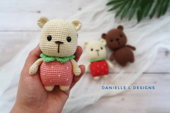Crochet Teddy Bear Amigurumi Pattern (PDF Download)