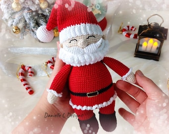 Santa Claus Amigurumi Crochet Pattern (PDF Download)