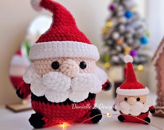 Crochet Santa Claus Amigurumi Pattern/Santa Crochet Pattern
