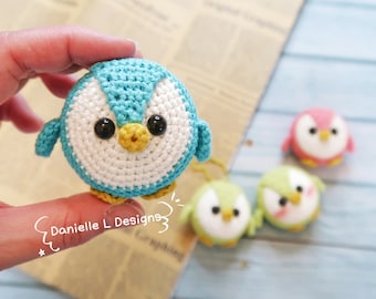 Crochet Penguin Amigurumi Keychain Pattern (PDF Download)