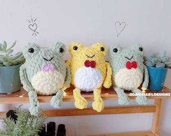 Frog Amigurumi Crochet Pattern: Chunky Plush Toy (PDF Pattern)