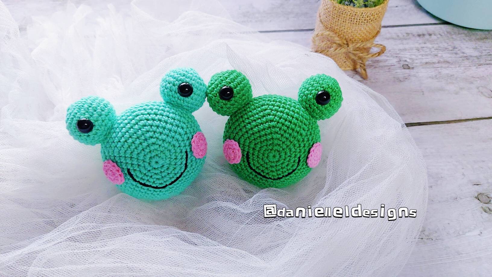 Free Pattern Crochet Green Frog Keychain Amigurumi / Green Etsy UK