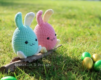 Easter Bunny Egg Amigurumi Crochet Pattern (PDF)