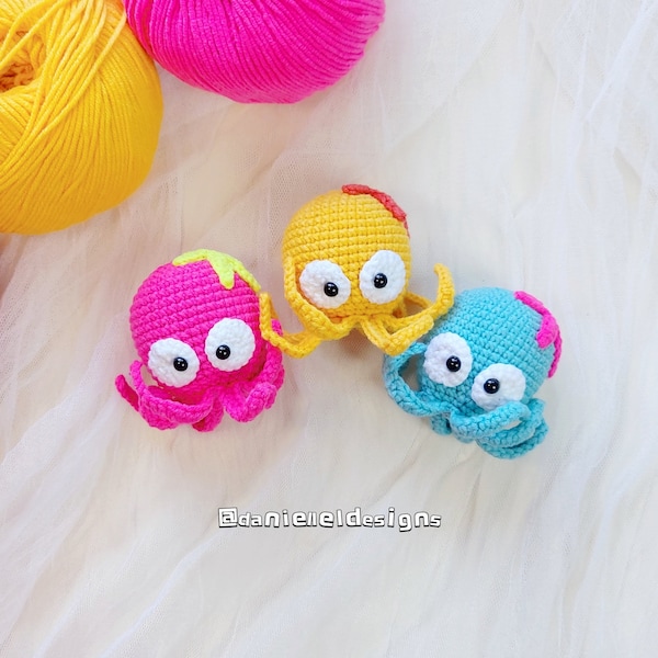 Crochet Octopus amigurumi pattern | crochet pattern | No sew