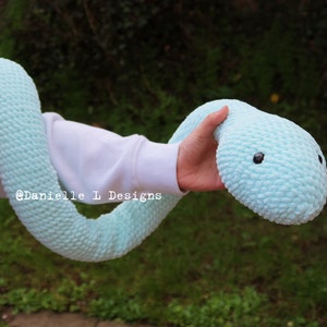 Snake amigurumi crochet pattern / Crochet plush amigurumi pattern