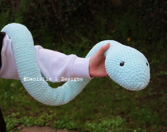 Snake amigurumi crochet pattern / Crochet plush amigurumi pattern