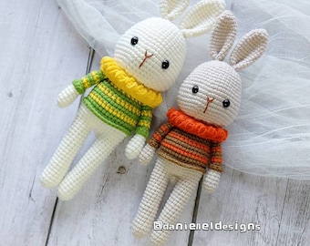 Bunny Amigurumi Crochet Pattern: Beginner-Friendly Doll (PDF Pattern)