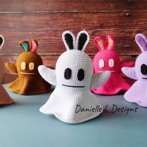 Halloween Geist Häschen Amigurumi Häkelanleitung | Gehäkeltes Gespenst Amigurumi Muster