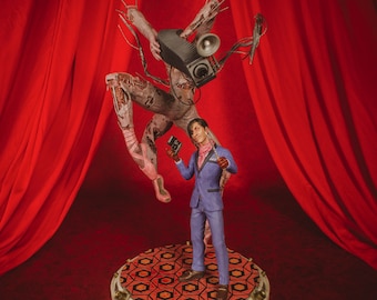 Stefano + Obscura (2 Figures) - The Evil Within 2 - 1:10 Scale Figure - Survival Horror - Videogame