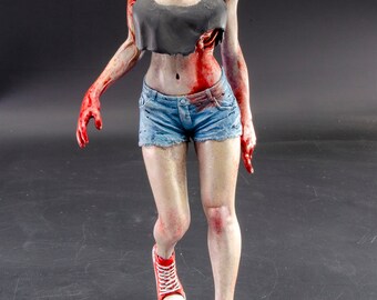 ゾンビガール - バイオハザード2 - 1:10スケールフィギュア - ビデオ