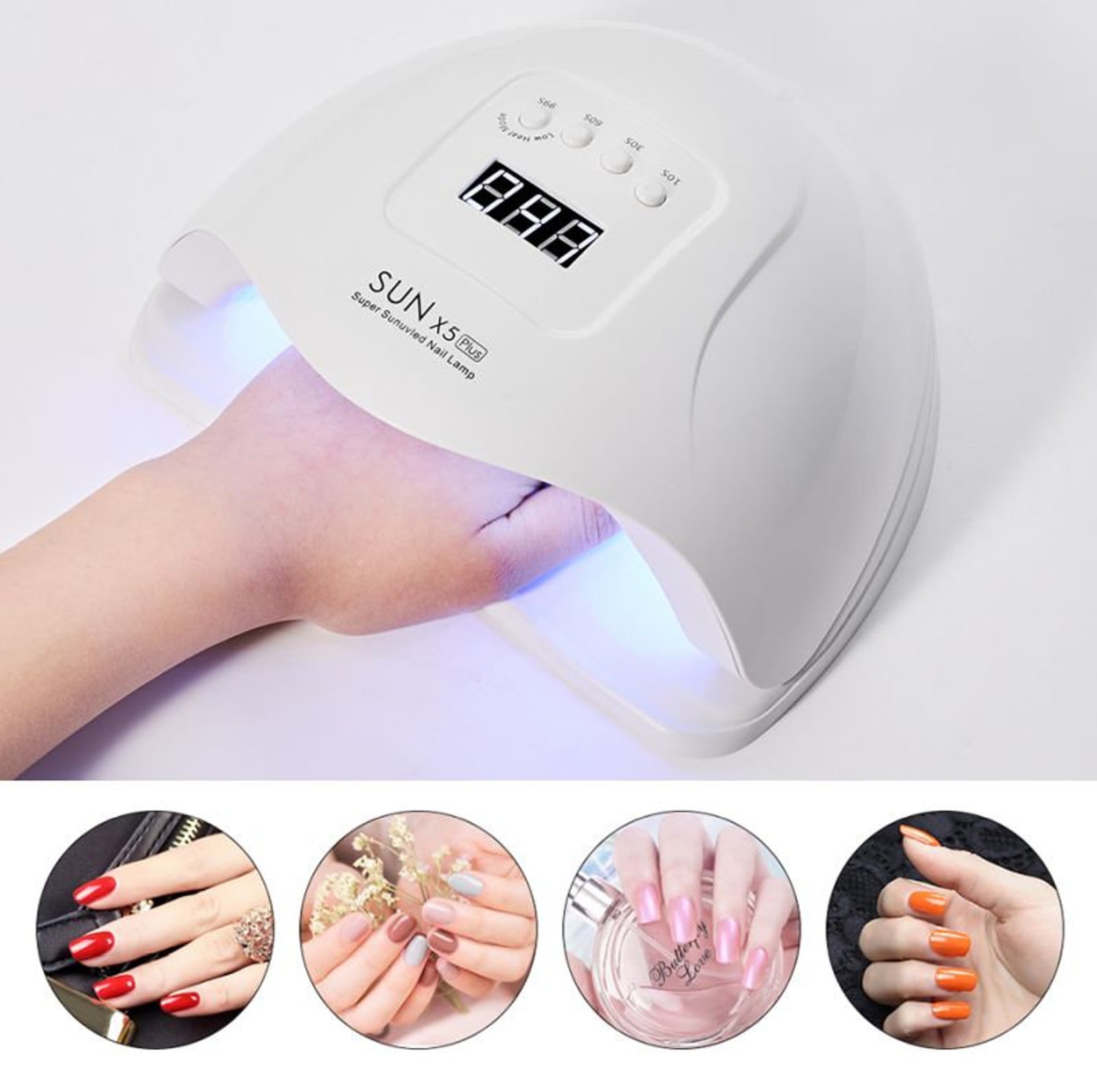54W Nails Dryer UV LED Lamp Sun X5 Plus Etsy