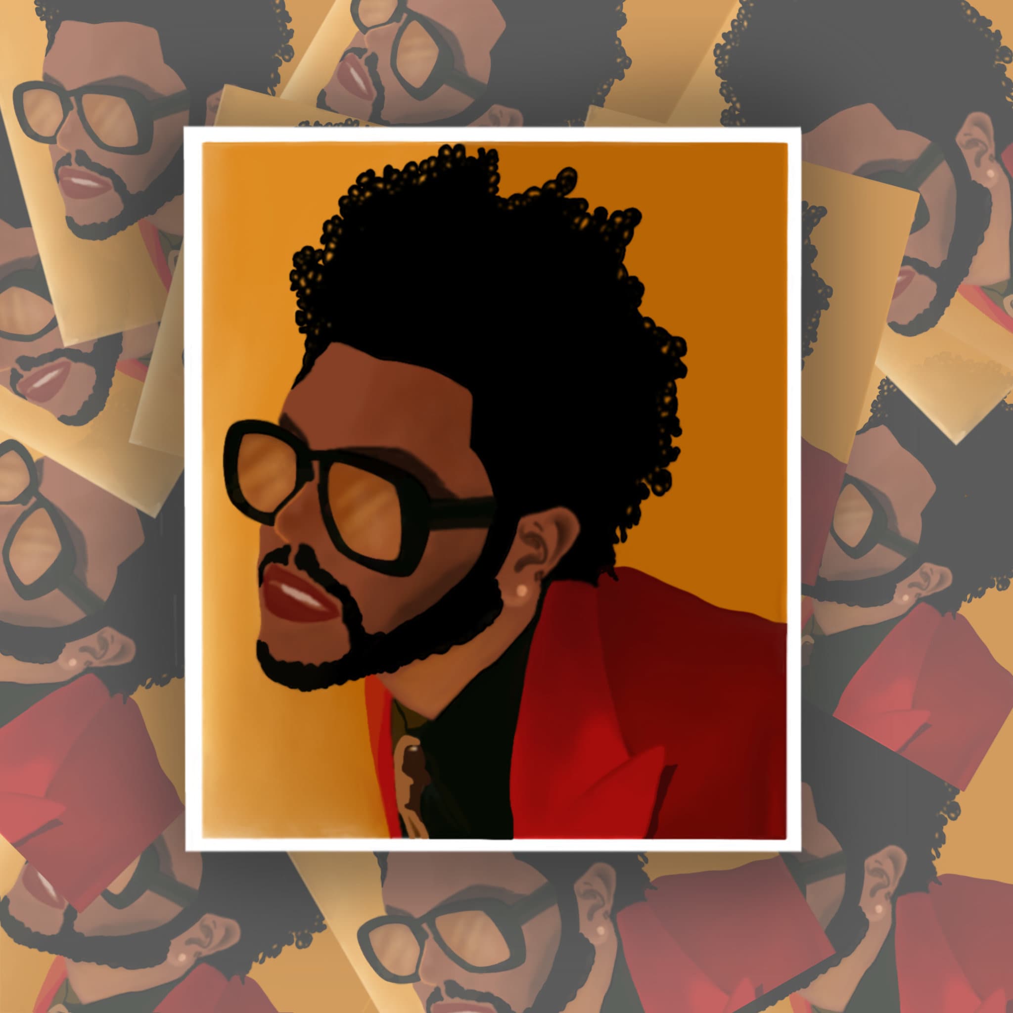 The Weeknd Album Cover Waterproof Vinyl Sticker El Weekend Etsy