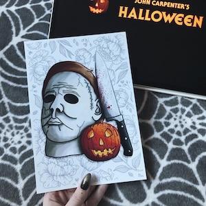 A5 “The Night He Came Home” Michael Myers Halloween 1978 Art Print | 70s Slasher Killer Horror Movie The Shape Haddonfield October 31st