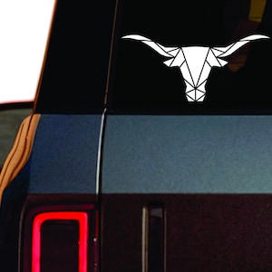 Vinylsticker Longhorn, sticker Longhorn, autosticker adelaar, sticker Schotse Hooglanders, sticker autoruit