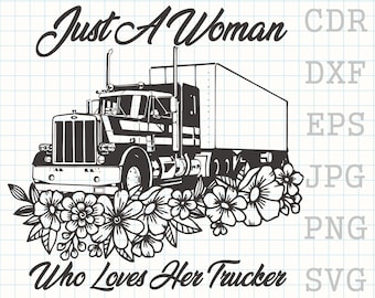 Download Trucker Clipart Etsy