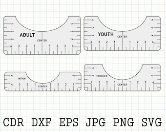 Shirt Ruler Svg | Etsy