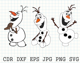 Download Olaf Svg Etsy