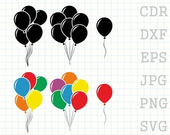 Download Birthday Balloon Svg Etsy