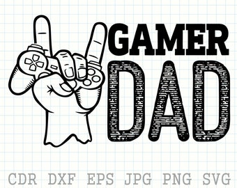 Download Gamer Dad Svg Etsy