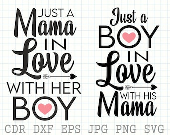 Download Mom And Son Svg Etsy