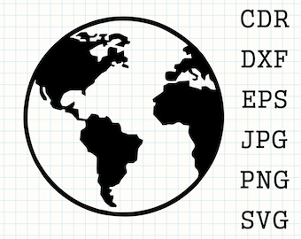 Download Globe Svg Etsy