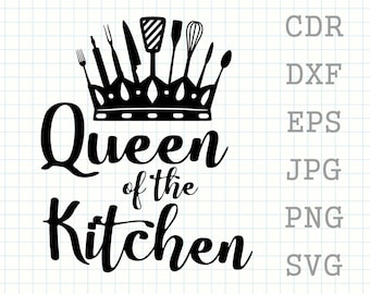 Download Queen Kitchen Svg Etsy