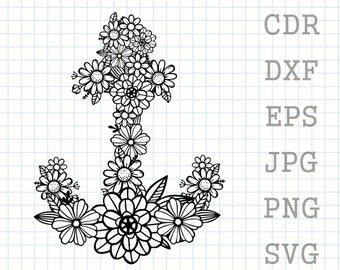 Download Anchor Mandala Svg Etsy