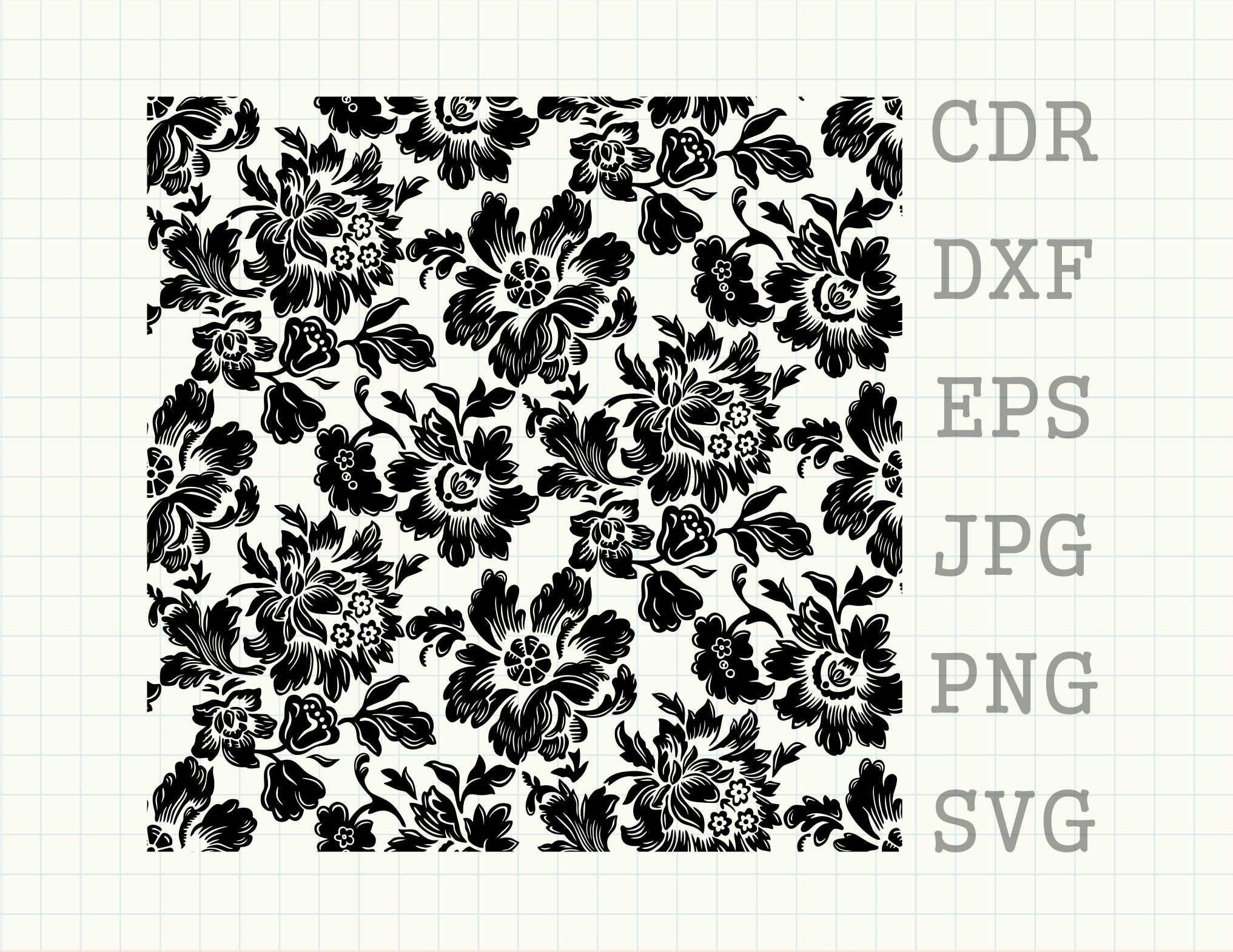 Tooled Leather Pattern SVG