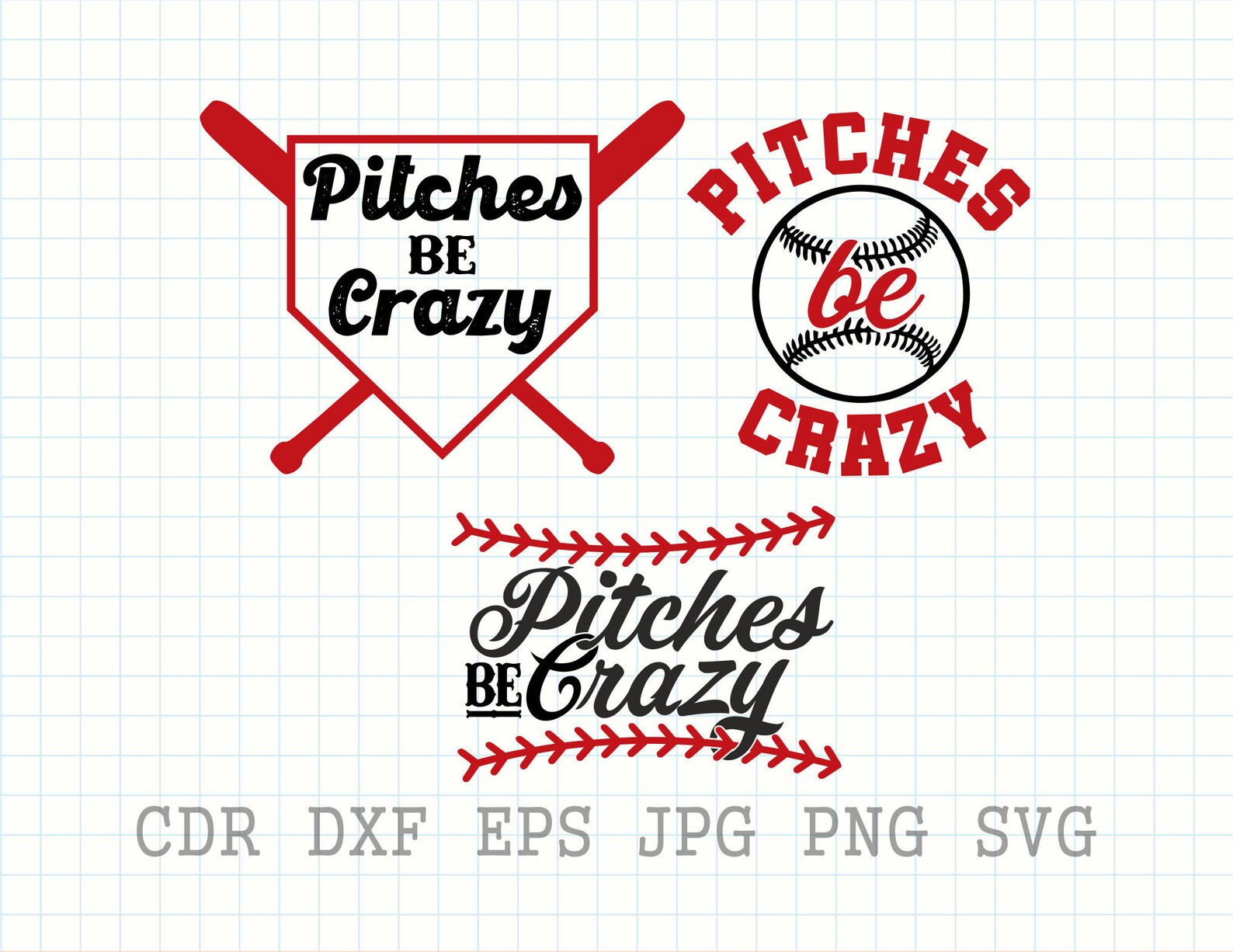 Pitches Be Crazy Svg Baseball Shirt Svg Softball Mom Svg - Etsy Finland