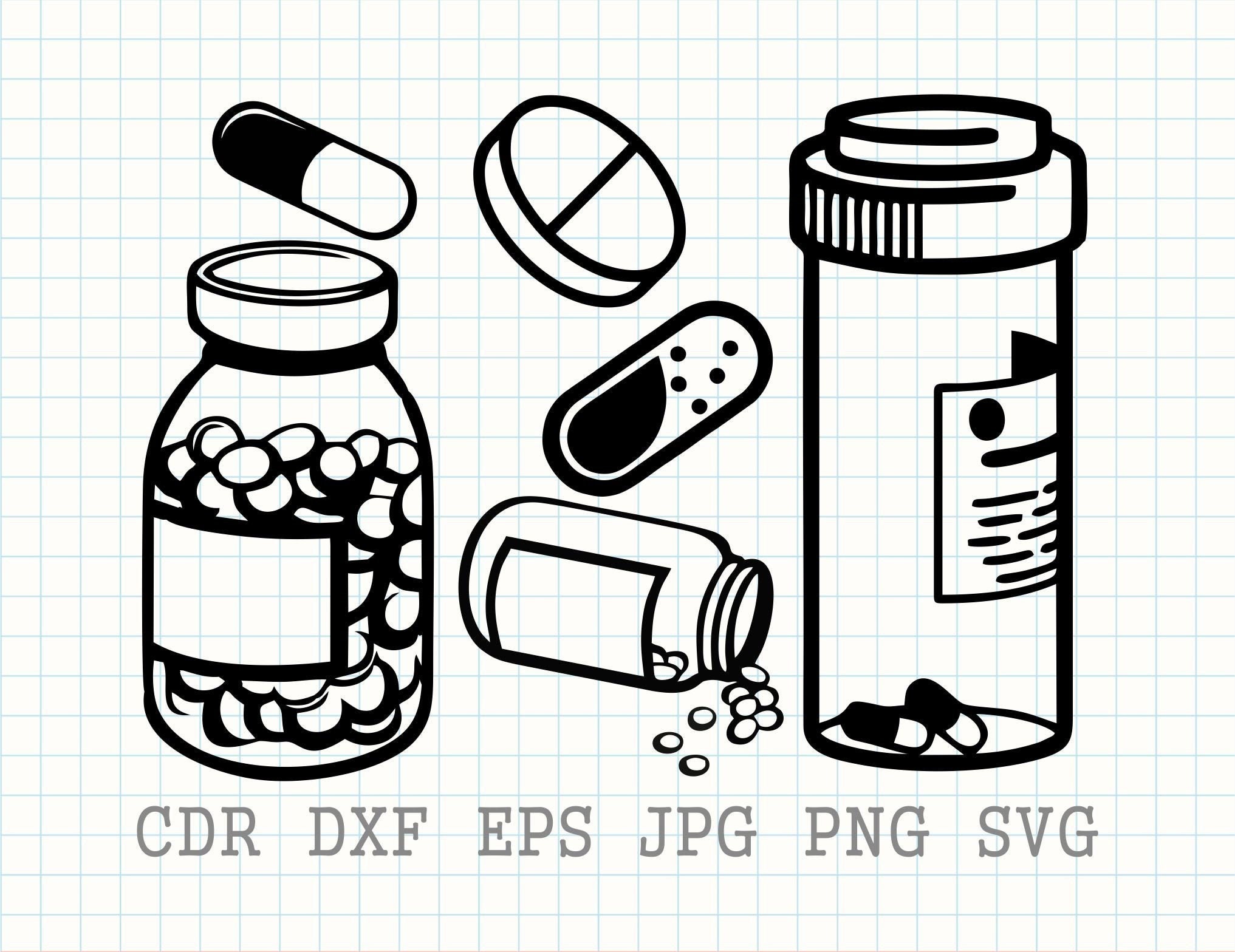 prescription bottle clipart