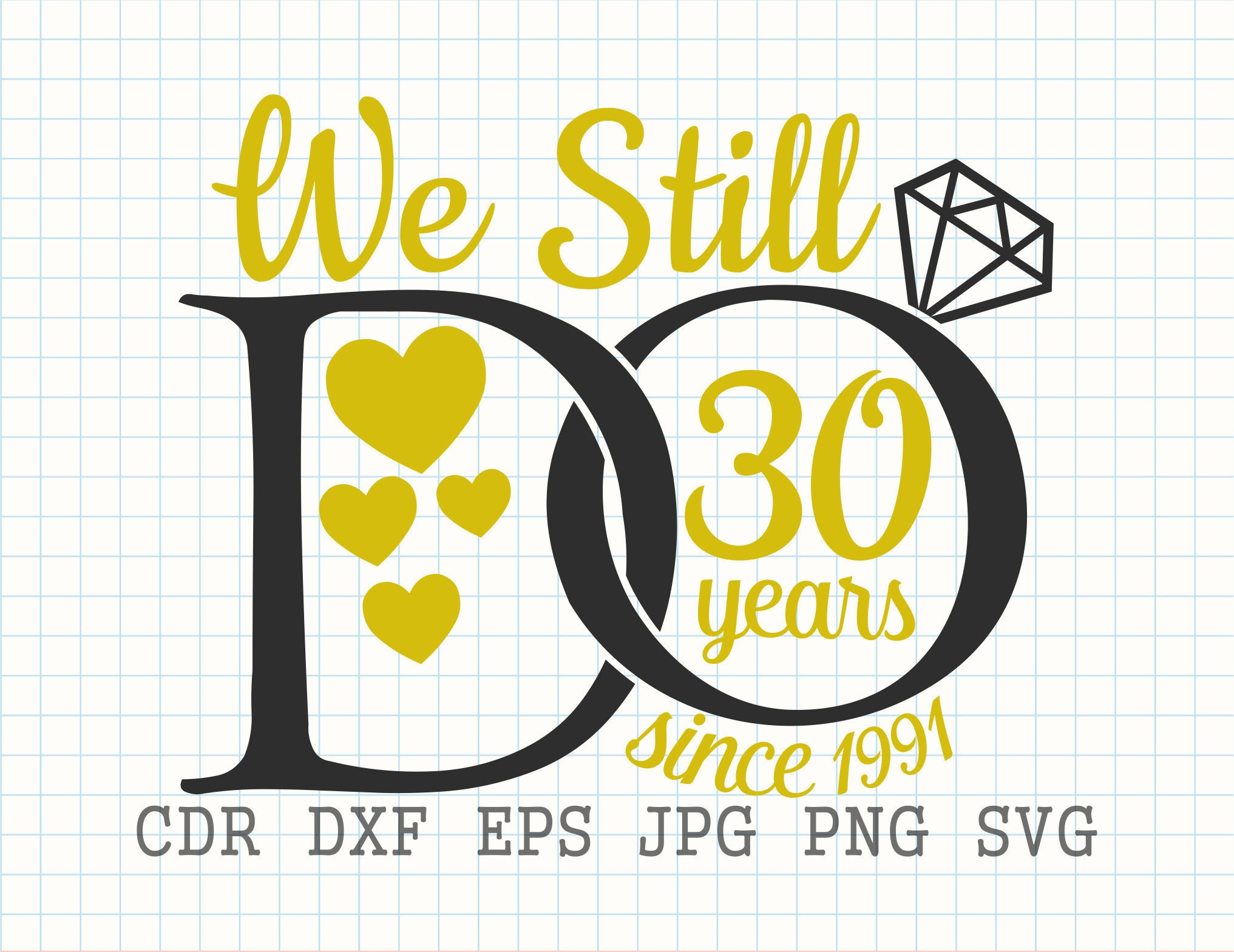 Free Free 225 30Th Wedding Anniversary Svg SVG PNG EPS DXF File